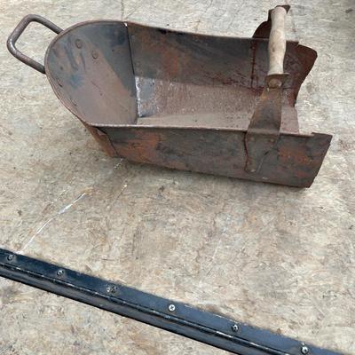 Antique feed scoops