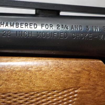 Revelation 12 gauge pump Shotgun (Mossberg) 2 3/4 & 3in shells. est $200 to $400.