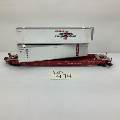 474 Husky Stack Die Cast 2 Intermodel Freight Containers Trains O Gauge