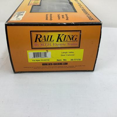 456 New in Box Rail King by M.T.H. Lehigh Valley Steel Caboose O Gauge Train