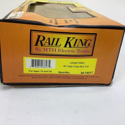 459 Rail King by MTH Electric Trains 40' High Cube Box Car O Gauge Train