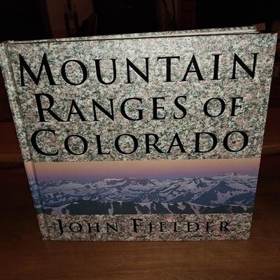 MOUNTAIN RANGES OF COLORADO COFFEE TABLE BOOK BY JOHN FIELDER