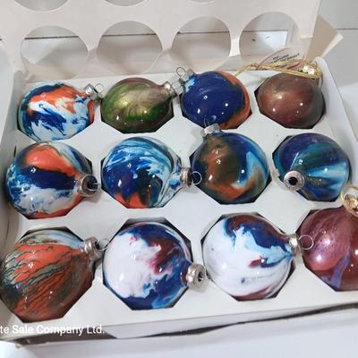 Neat painted ornaments
