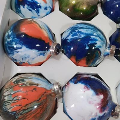 Neat painted ornaments