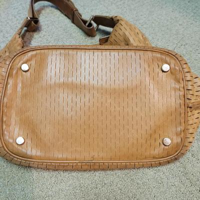 Jil Sander Laser Cut Leather Hobo Handbag (PC1-CE)