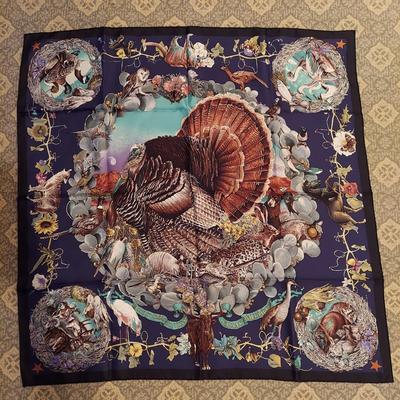 HermÃ¨s Texas Wildlife Silk Scarf & More (PC1-CE)