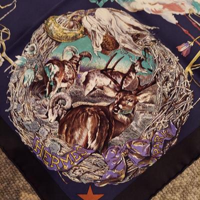 HermÃ¨s Texas Wildlife Silk Scarf & More (PC1-CE)