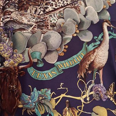 HermÃ¨s Texas Wildlife Silk Scarf & More (PC1-CE)