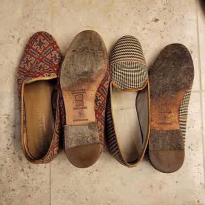 Womenâ€™s Sz 7/7.5 Stubbs & Wootton Loafers and More (PC1-CE)