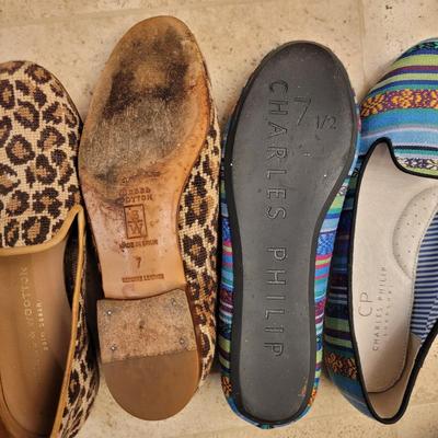 Womenâ€™s Sz 7/7.5 Stubbs & Wootton Loafers and More (PC1-CE)