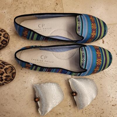 Womenâ€™s Sz 7/7.5 Stubbs & Wootton Loafers and More (PC1-CE)