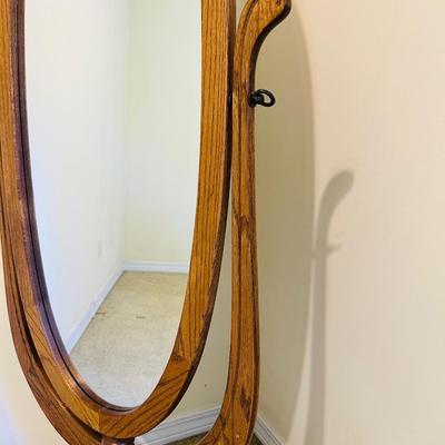 Cheval  Oval Floor Mirror