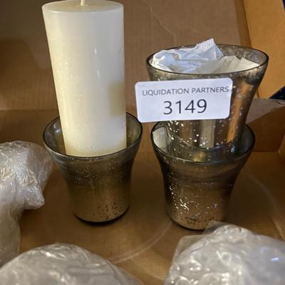 Candles & Candle Holder Set