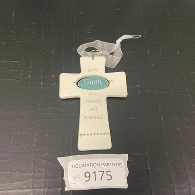 3" Cross Ornament