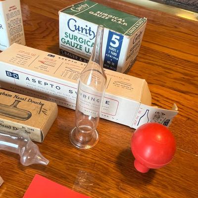 Vintage medicinal items