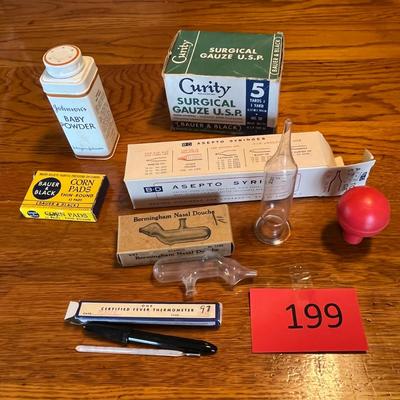 Vintage medicinal items