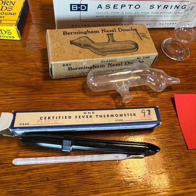 Vintage medicinal items
