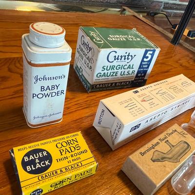 Vintage medicinal items
