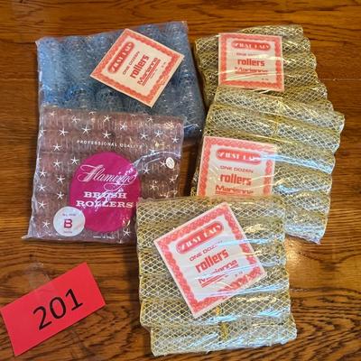Vintage spring curlers nip