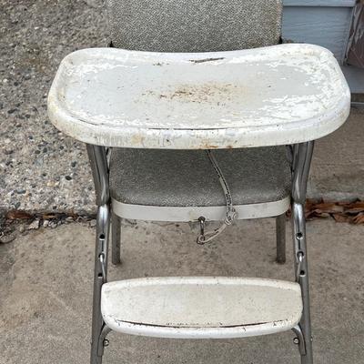Vintage baby high chair