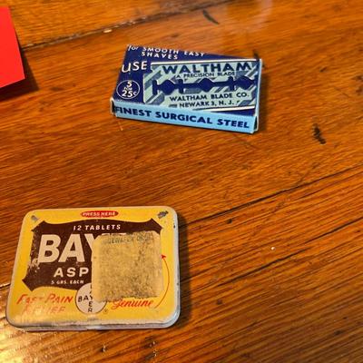 Vintage personal care items