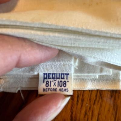 Really vintage Hotel Sheets!