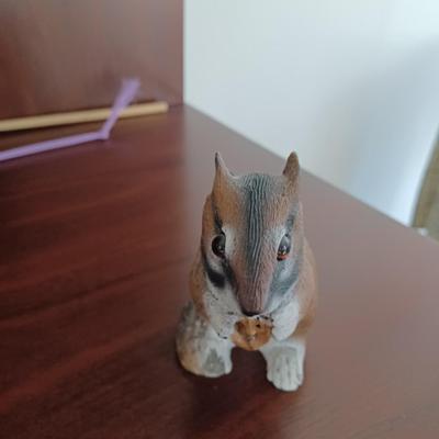 resin chipmunk figurine