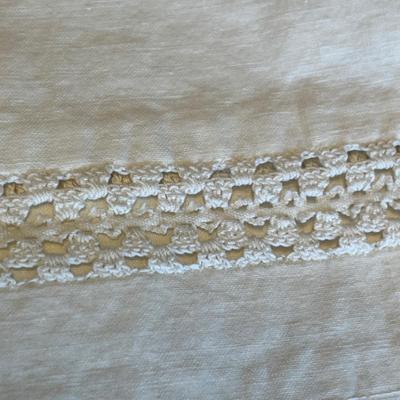 White vintage Double bed sheets