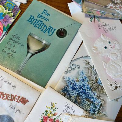 Lot of greeting cards