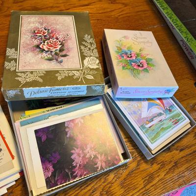 Lot of greeting cards, Thank yous