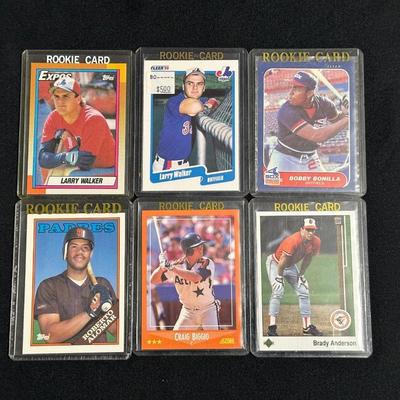 LARRY WALKER, BOBBY BONILLA, BRADY ANDERSON AND OTHERS - BASEBALL CARDS