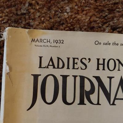 1928 LIBERTY CALENDAR AND 1932 LADIES HOME JOURNAL MAGAZINES