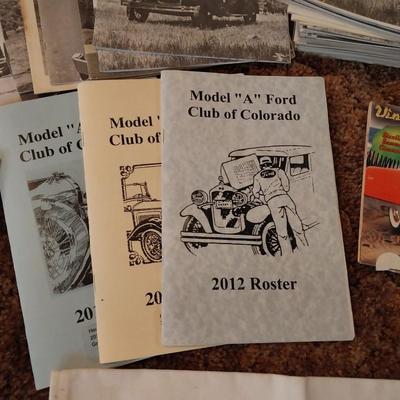 VARIETY OF MODEL A FORD NEWSLETTERS, PHOTOS AND MORE