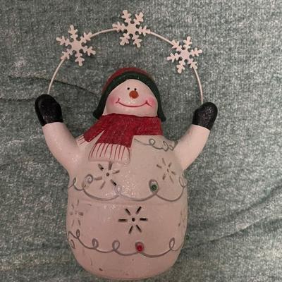 Happy Snowman Holiday Decor