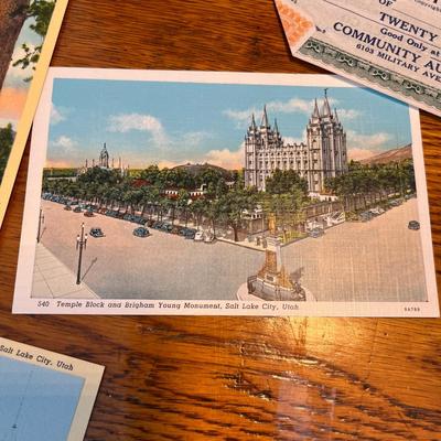 Vintage post cards & other