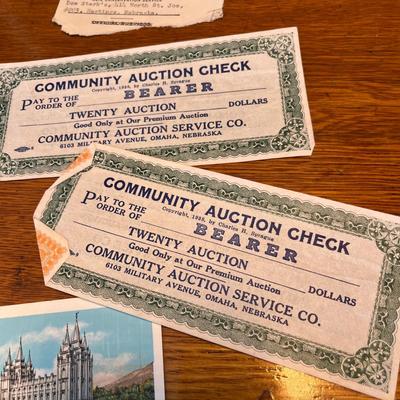 Vintage post cards & other