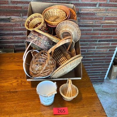 Tub of Baskets