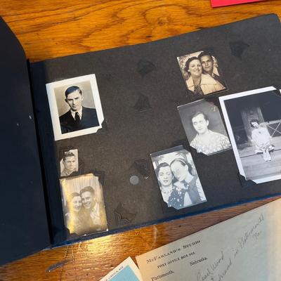 Vintage post cards & photo album
