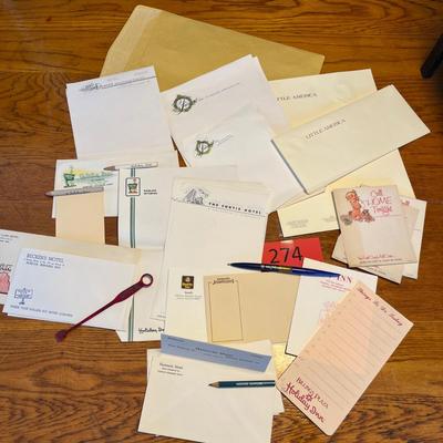 Vintage Hotel Stationary