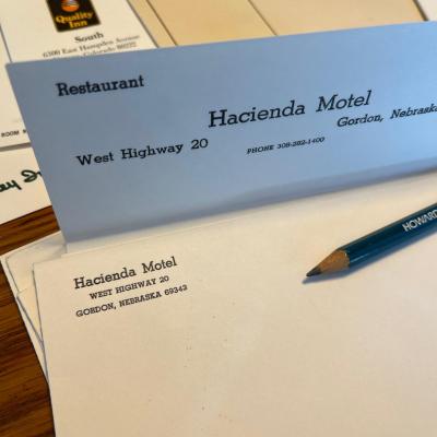 Vintage Hotel Stationary