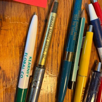 Vintage advertising pens