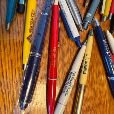 Vintage advertising pens
