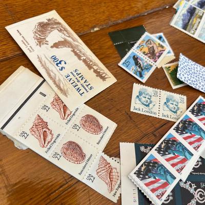Stamps and mail scale