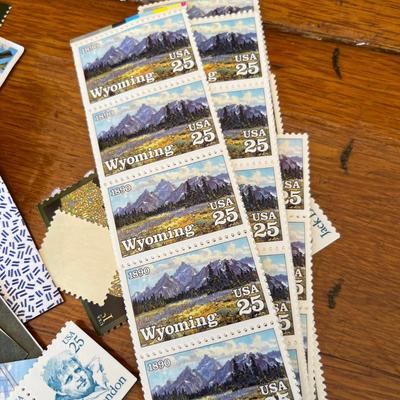 Stamps and mail scale