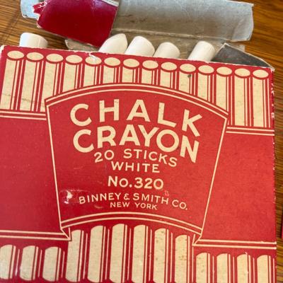 Vintage chalk & eraser