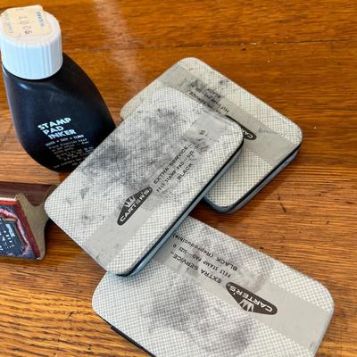 Stamp pads & Newpaper block ad