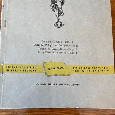 Noldrege Nebraska, Phone book