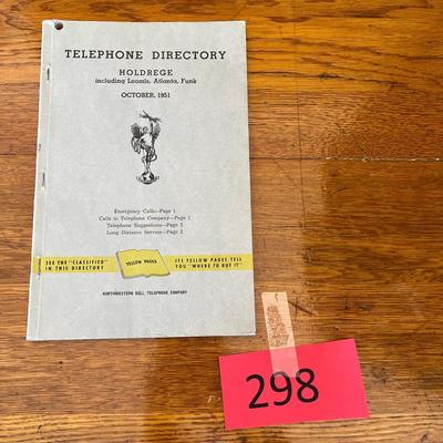 Noldrege Nebraska, Phone book