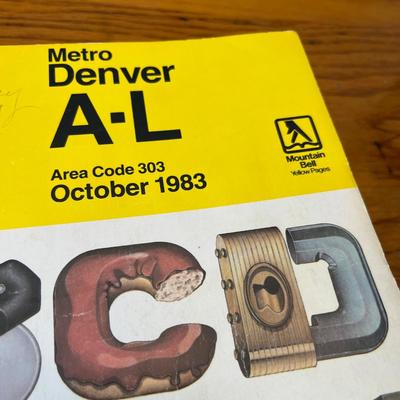 1983 Denver Phone Books