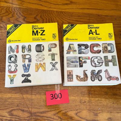 1983 Denver Phone Books